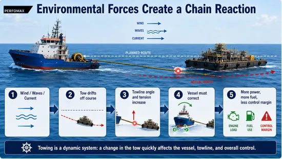 Environmental forces can create a chain reaction